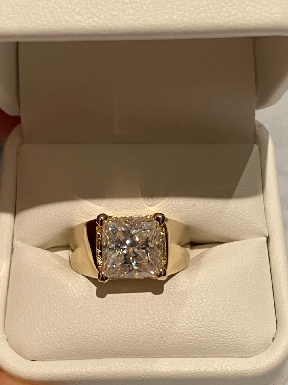 5.40 CARAT MOISSANITE RING